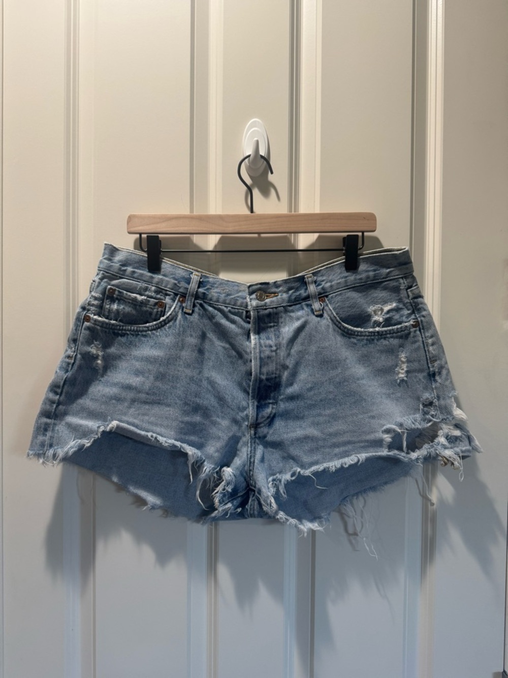 Agolde Parker denim short